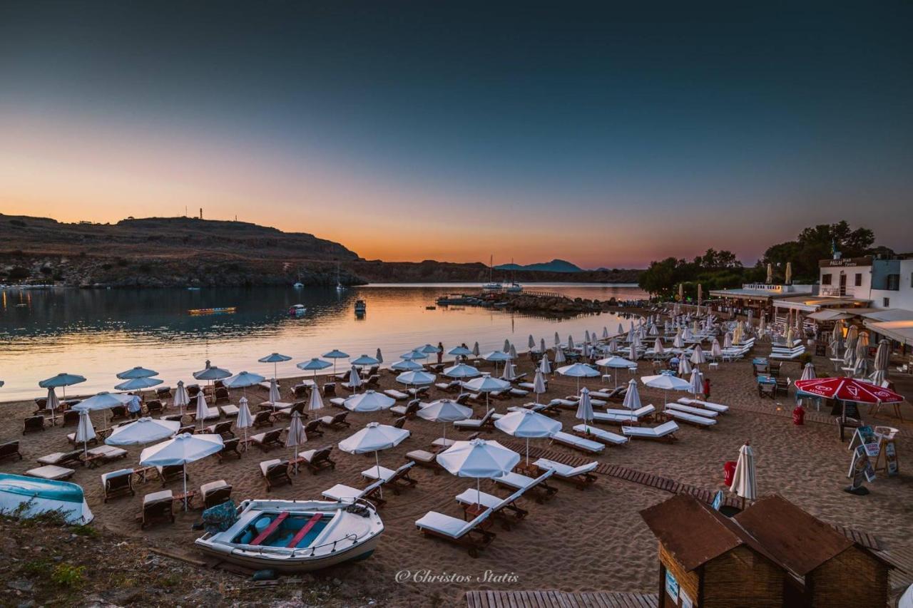 Lindos Shore Summer House With Jacuzzi And Sea View !!! Ngoại thất bức ảnh