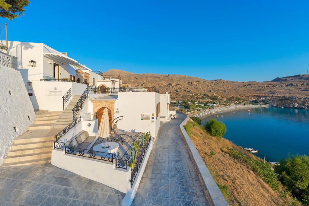 Lindos Shore Summer House With Jacuzzi And Sea View !!! Ngoại thất bức ảnh