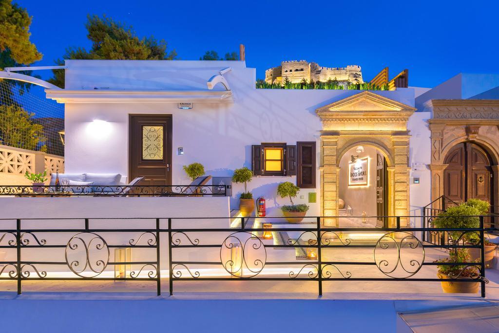 Lindos Shore Summer House With Jacuzzi And Sea View !!! Ngoại thất bức ảnh